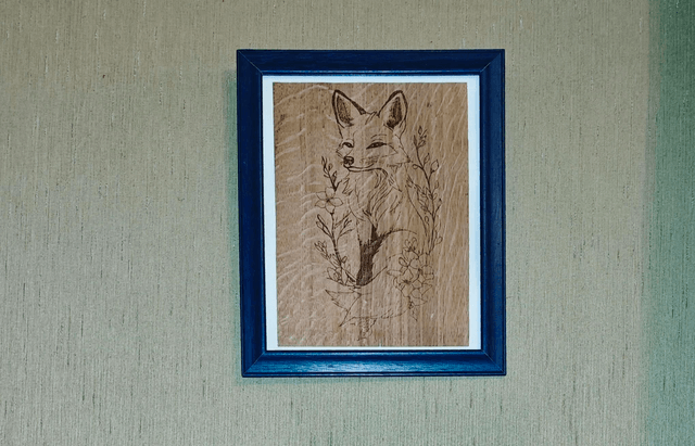 Tableau Renard Encadré 