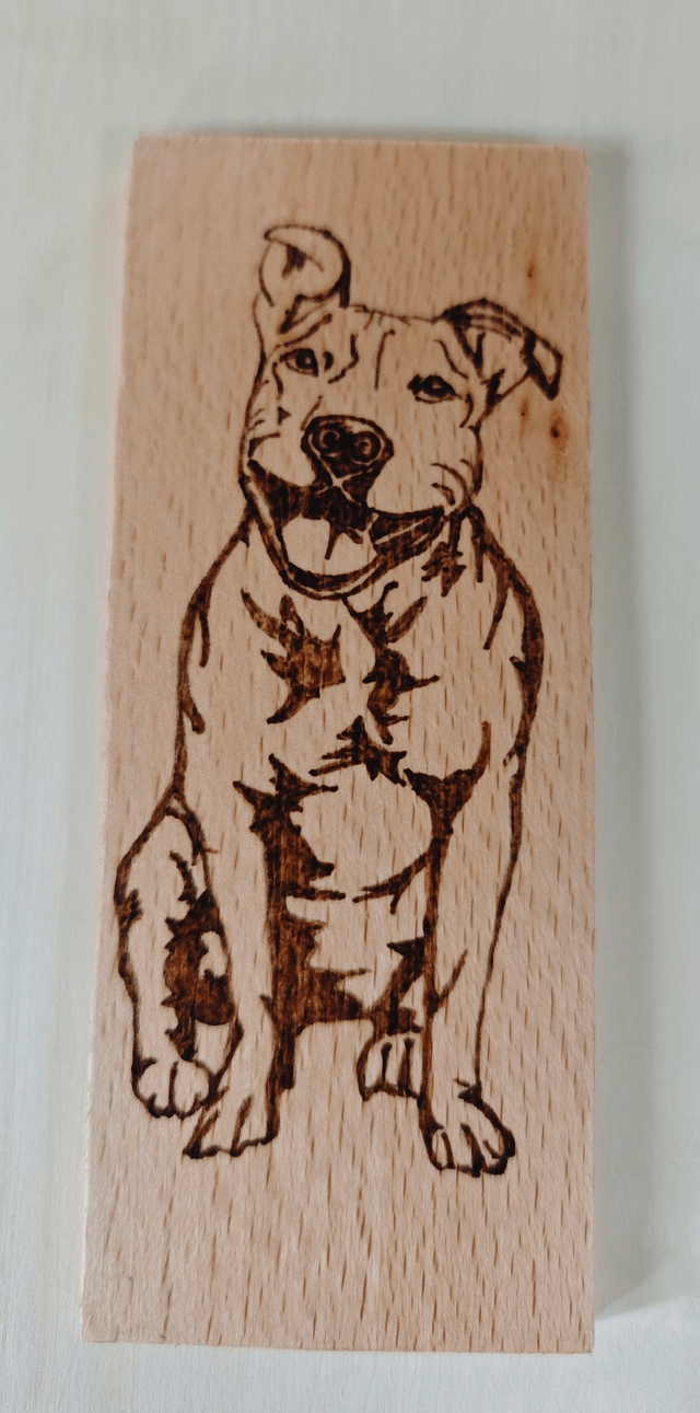Plaquette Staffie 