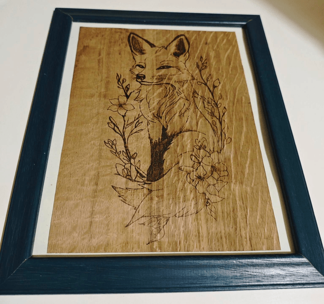 Tableau Renard Encadré 