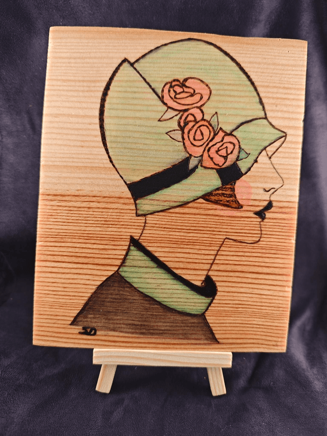 Années Folles Vert et Roses 