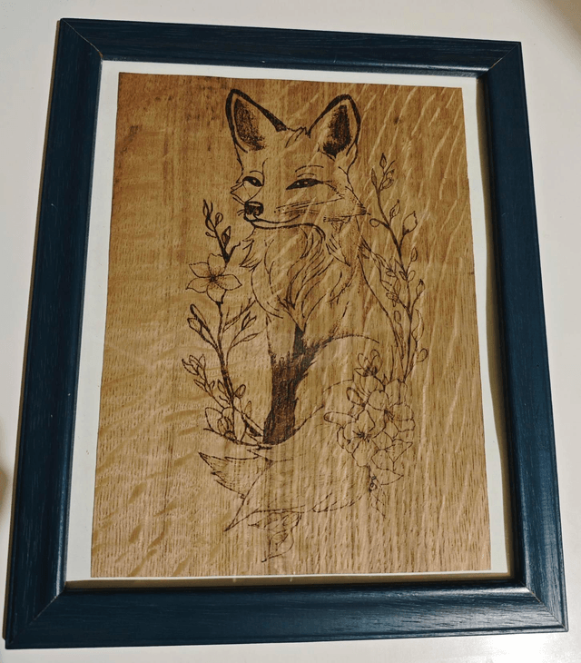 Tableau Renard Encadré 