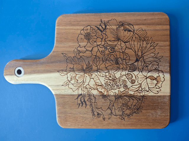 Floralies sur planche 