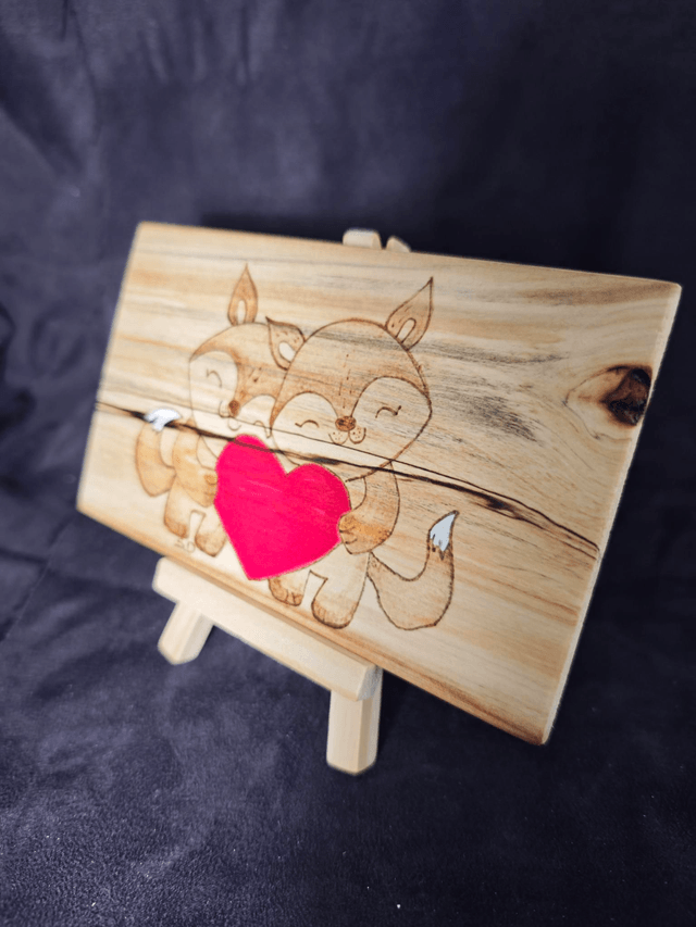 Duo de renards amoureux 