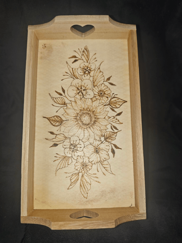 Mini plateau tournesol 
