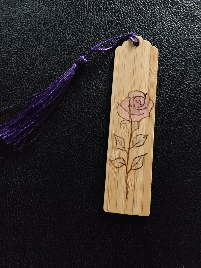 Signet Marque-page Fleur et Feuille 