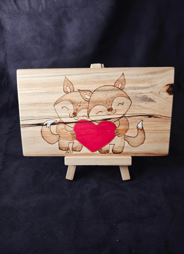 Duo de renards amoureux 