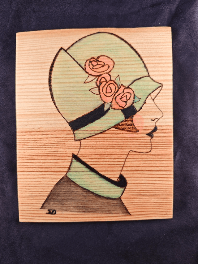 Années Folles Vert et Roses 
