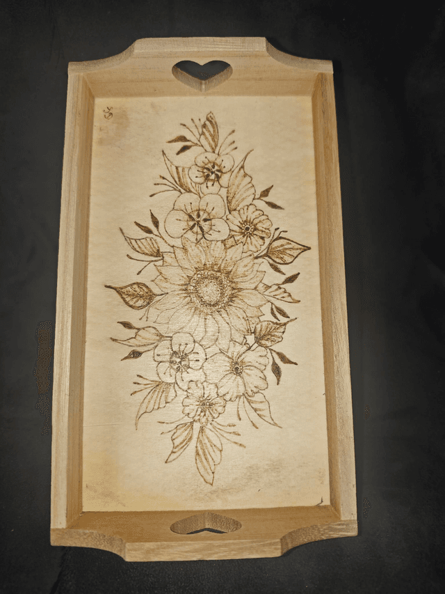 Mini plateau tournesol 